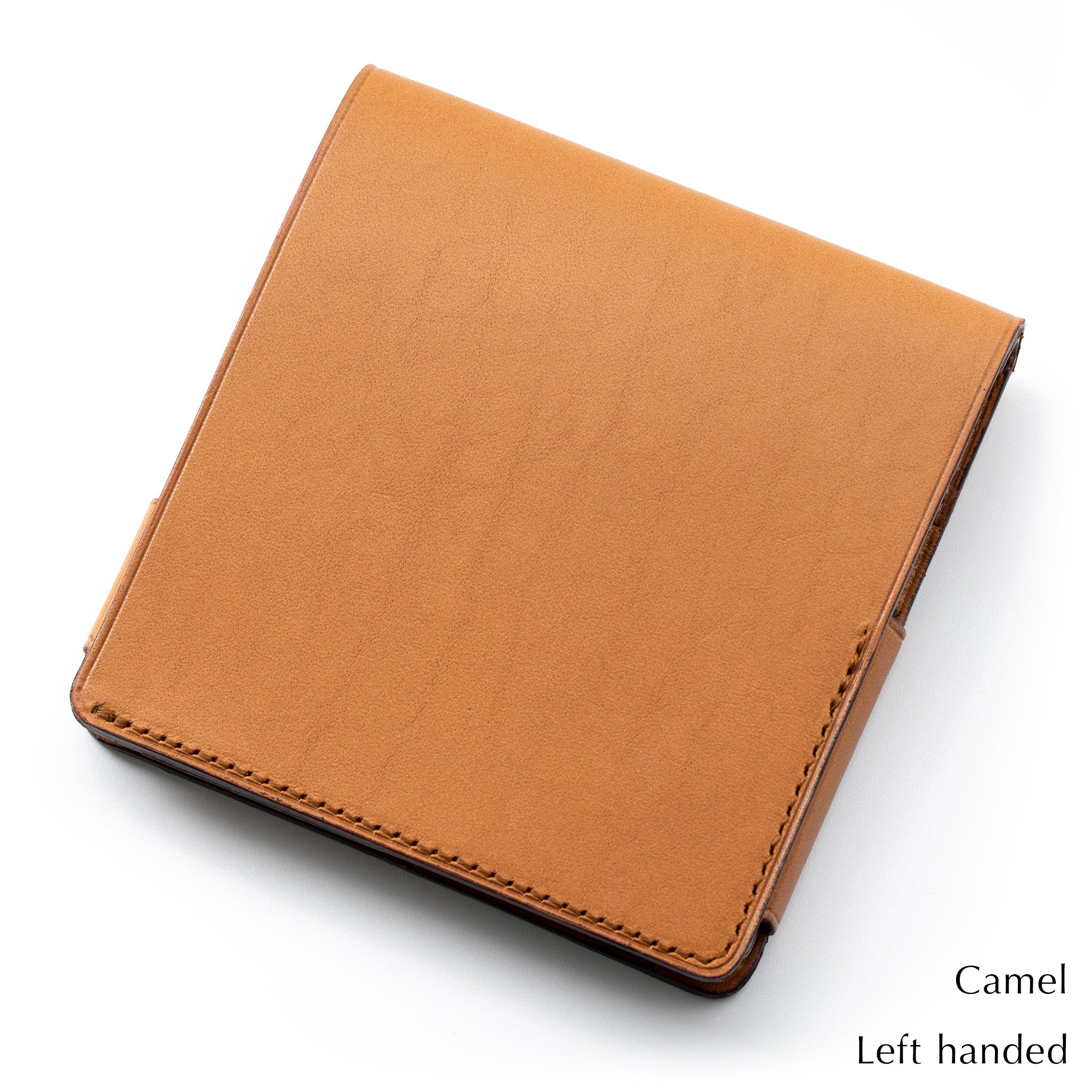 Camel　左利き：小さな薄い財布Hitoe Fold -Liscio- 