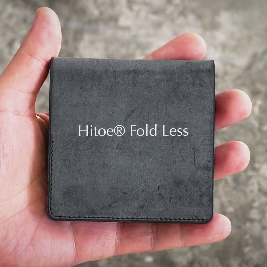 【小さな薄い財布】 Hitoe® Fold Less - Foschia -　紹介動画