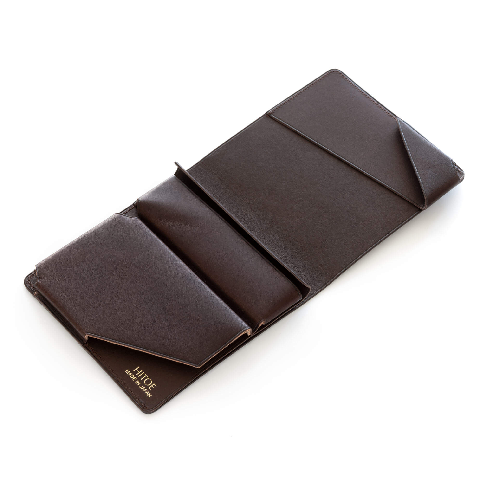 【小さな薄い財布】Hitoe® Fold Aria - Foschia - Choco2